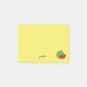 Wassermelone und Slice Personalize Post-it Klebezettel