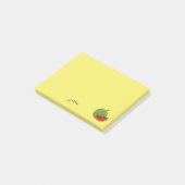 Wassermelone und Slice Personalize Post-it Klebezettel (angewinkelt)