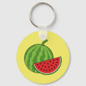Wassermelone und Slice Personalize Schlüsselanhänger (Rückseite)