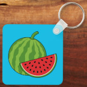Wassermelone und Slice Schlüsselanhänger (Rückseite)