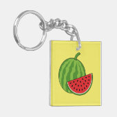 Wassermelone und Slice Schlüsselanhänger (Vorderseite links)