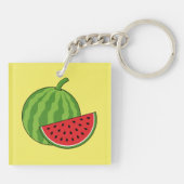 Wassermelone und Slice Schlüsselanhänger (Rückseite)