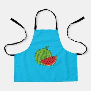 Wassermelone und Slice Schürze