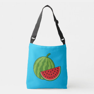 Wassermelone und Slice Tragetaschen Mit Langen Trägern