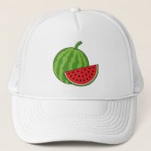 Wassermelone und Slice Truckerkappe (Vorderseite)