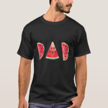 Wassermelone-Vater-Shirt, Sommervati-Shirt