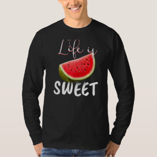 Wassermelone Vegan im Leben Süße Natur T-Shirt