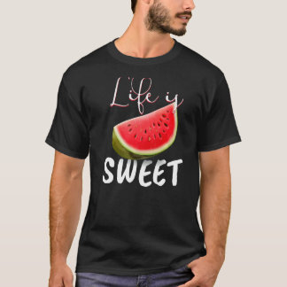 Wassermelone Vegan im Leben Süße Natur T-Shirt