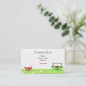 Wassermelone Visitenkarte (Stehend Vorderseite)