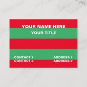 Wassermelone Visitenkarte (Rückseite)