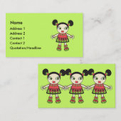 Wassermelone Visitenkarte (Vorne/Hinten)