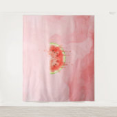 Wassermelone Wandteppich (Vorderseite)