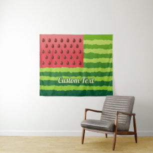 Wassermelone Wandteppich