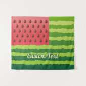 Wassermelone Wandteppich (Vorderseite (Horizontal))