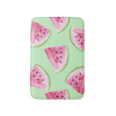 Wassermelone Wasserfarbe, nahtlose Sommermuster. Badematte (Vorderseite Vertikal)