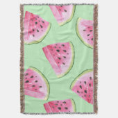 Wassermelone Wasserfarbe, nahtlose Sommermuster. Decke (Vorderseite Vertikal)