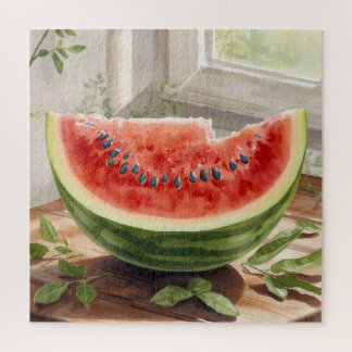 Wassermelone Wasserfarbe Puzzle