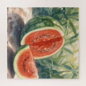 Wassermelone Wasserfarbe Puzzle (Horizontal)