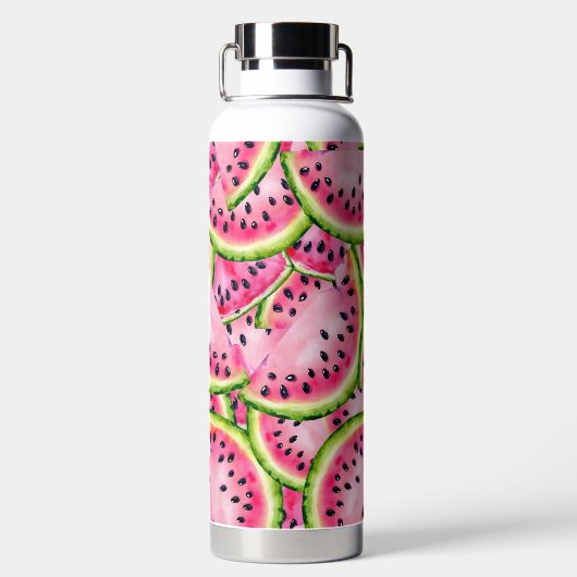 Wassermelone Wasserflasche Trinkflasche (Rückseite)