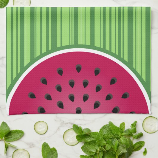 Wassermelone Wedgies Küchentuch (Gefaltet)