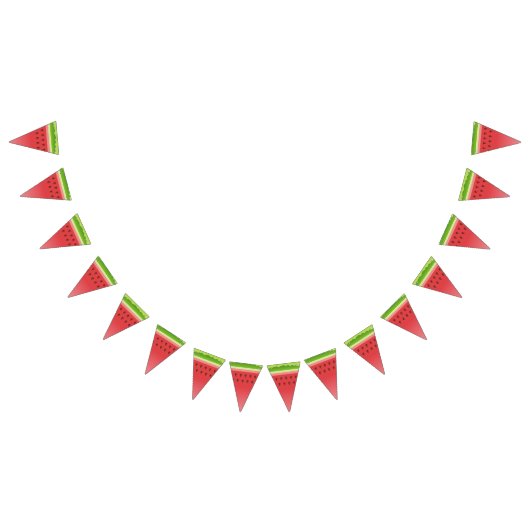 Wassermelone Wimpelkette (Alle)