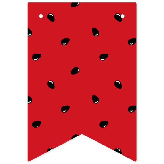 Wassermelone Wimpelkette (Erste Fahne)