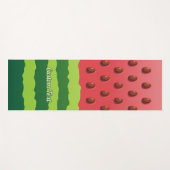 Wassermelone Yogamatte (Vorderseite (Horizontal))
