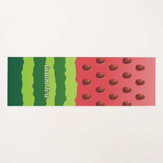 Wassermelone Yogamatte (Vorderseite (Horizontal))
