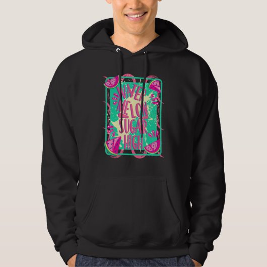 Wassermelone Zucker Hoodie (Vorderseite)