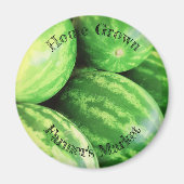 Wassermelone Zuhause Grown Farmer's Market Magnet (Vorne)