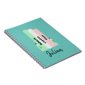 Wassermelone zurück zur Schule Kinder Name Notizblock (Rechte Seite)