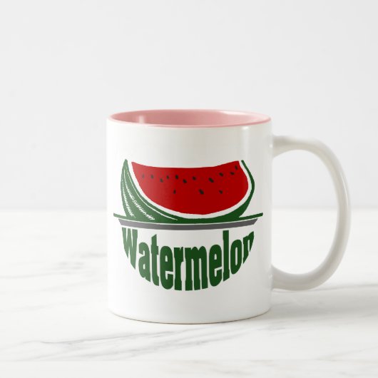 Wassermelone Zweifarbige Tasse (Rechts)