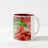 Wassermelone Zweifarbige Tasse (VorderseiteRechts)