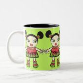 Wassermelone Zweifarbige Tasse (Links)