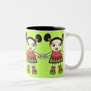 Wassermelonebaby Zweifarbige Tasse