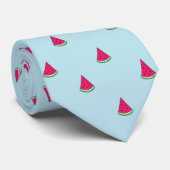Wassermelonemuster Krawatte (Gerollt)
