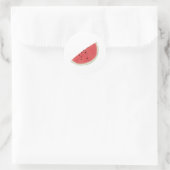 Wassermelonen-Aufkleber Runder Aufkleber (Tasche)
