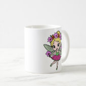 Wassermelonen-Blumenfee-Tasse Kaffeetasse (VorderseiteRechts)