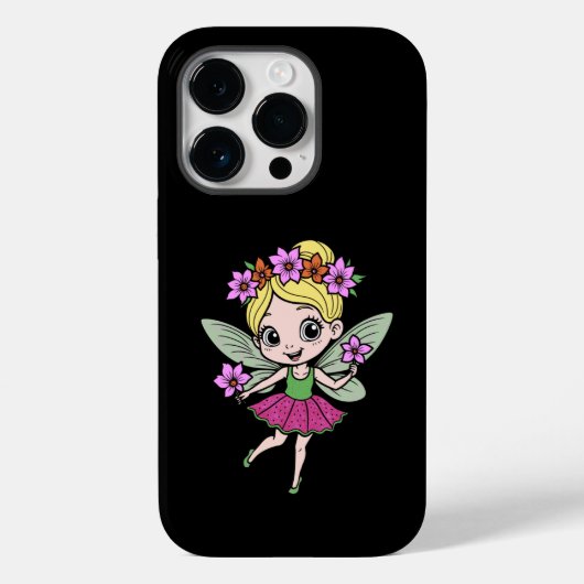 Wassermelonen-Blütenfee iPhone 14 Pro Hülle (Rückseite)