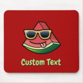 Wassermelonen Cartoon-Mauspad Mousepad (Vorne)