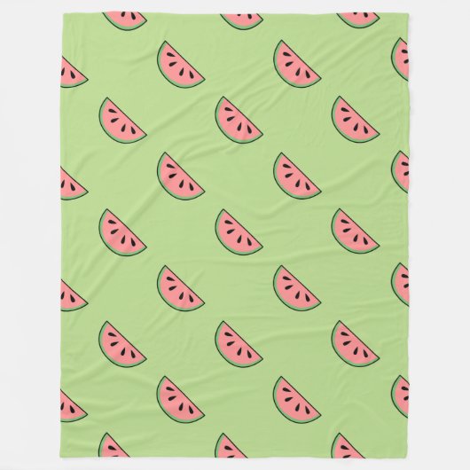 Wassermelonen Custom Fleece Blanket (Vorderseite)