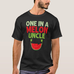 Wassermelonen-Designs für Onkel Papa Sommer Obstes T-Shirt