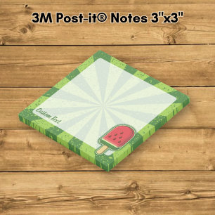 Wassermelonen-Eis-Stiel Post-it Klebezettel