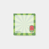 Wassermelonen-Eis-Stiel Post-it Klebezettel (Vorderseite)