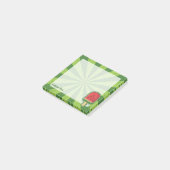 Wassermelonen-Eis-Stiel Post-it Klebezettel (angewinkelt)
