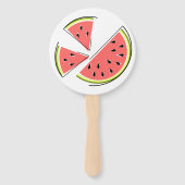 Wassermelonen Fächer (Rückseite)