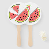 Wassermelonen Fächer (Vorne und Hinten)