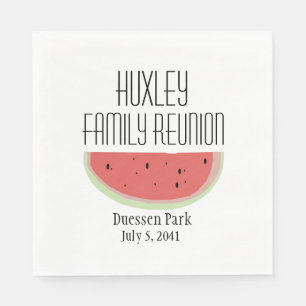 Wassermelonen-Familientreffen Serviette