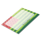 Wassermelonen-Flagge Notizblock (angewinkelt)