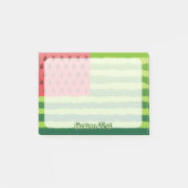 Wassermelonen-Flagge Post-it Klebezettel (Vorderseite)